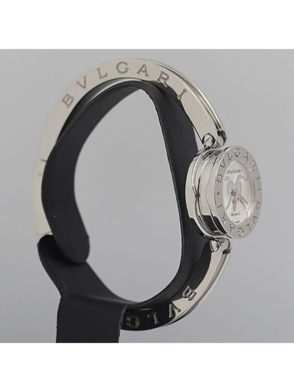 Bvlgari B.Zero1 Double Heart Quartz White Dial Bangle Watch